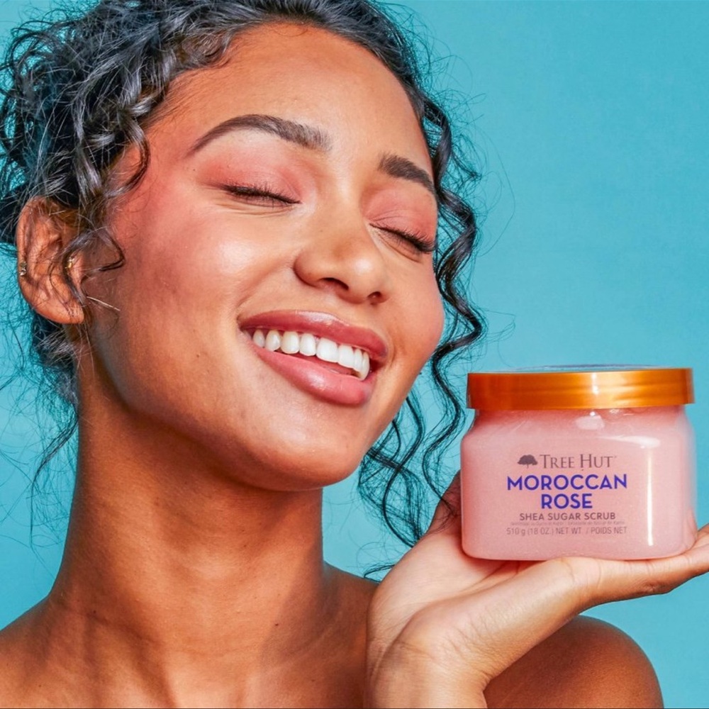 Tree Hut Moroccan Rose Shea Sugar Body Scrub - 18 oz